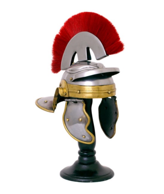 Miniature centurion helmet