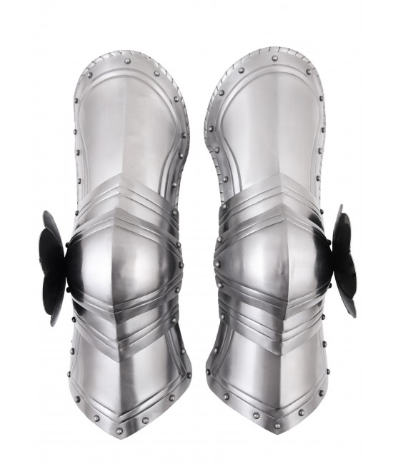 Protezioni per gambe gotiche, acciaio 1,2 mm