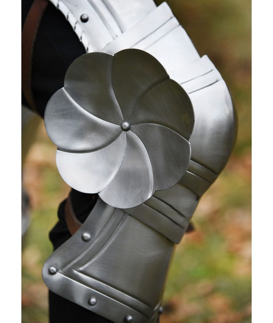 Protezioni per gambe gotiche, acciaio 1,2 mm