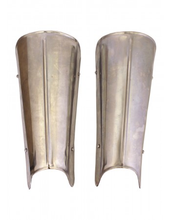 Steel greaves, 1,2 mm