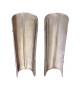 Steel greaves, 1,2 mm