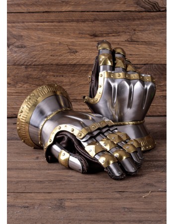 Hourglass Gauntlets, c. 1390