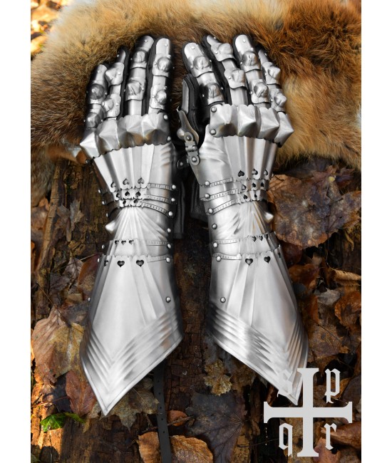 Medieval Plate Gauntlets, 1,3mm steel
