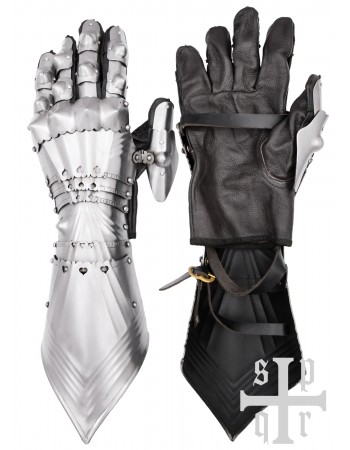 Medieval Plate Gauntlets, 1,3mm steel
