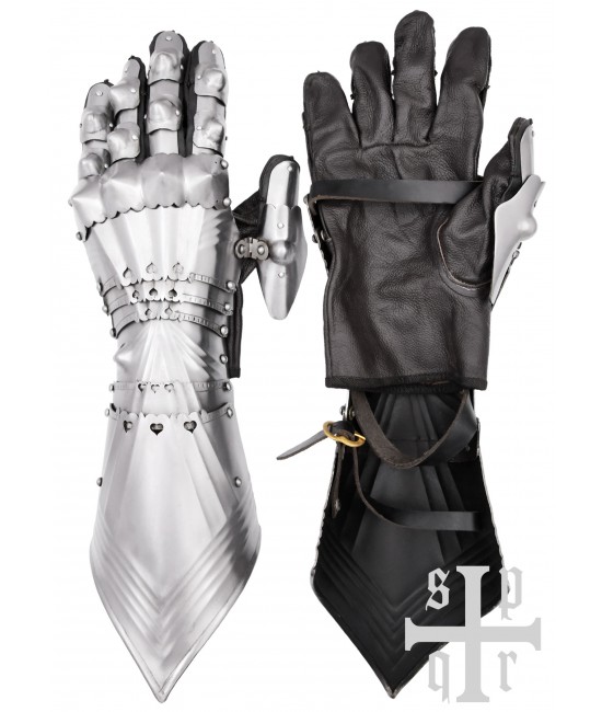 Medieval Plate Gauntlets, 1,3mm steel