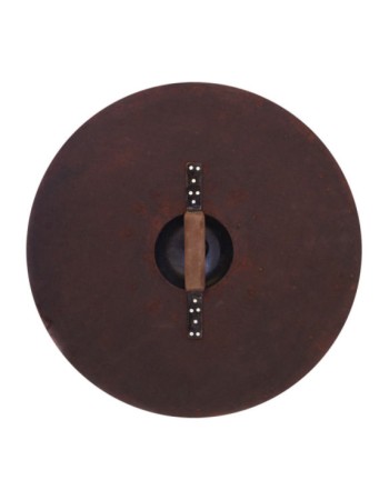 Round Shield with Steel Fittings