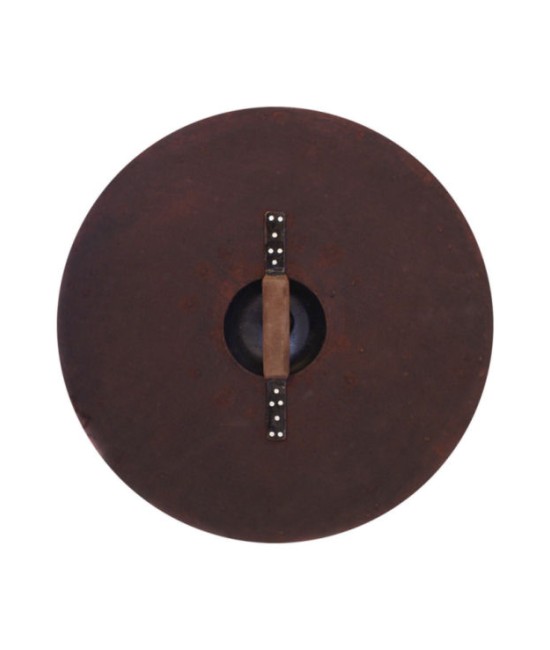 Round Shield with Steel Fittings