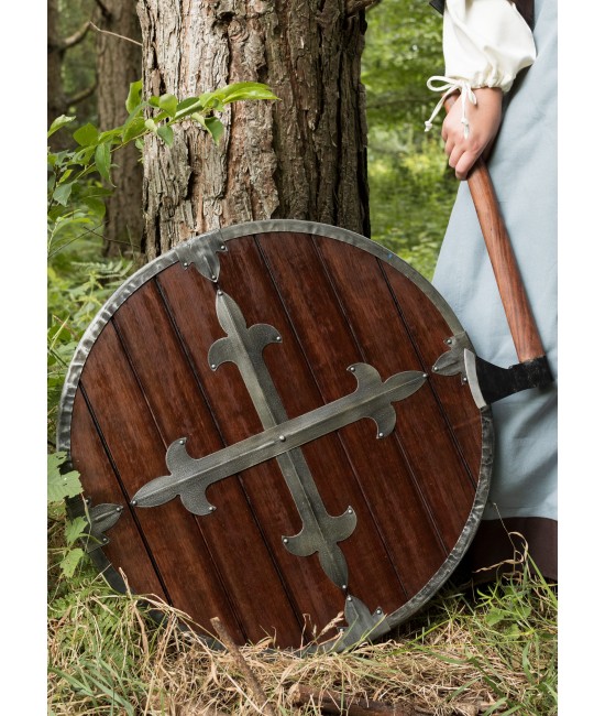 Wooden round shield