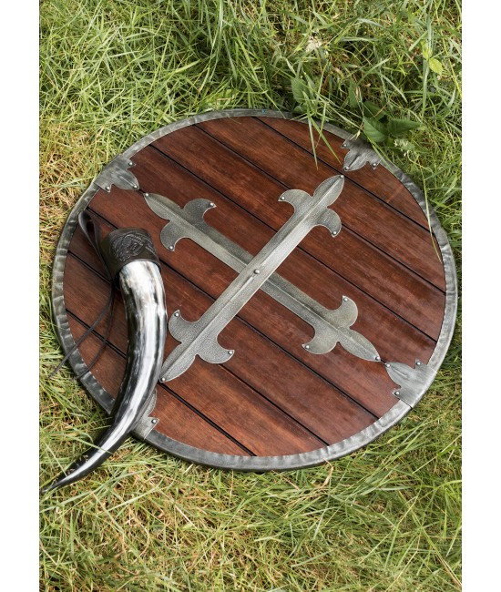 Wooden round shield