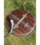 Wooden round shield