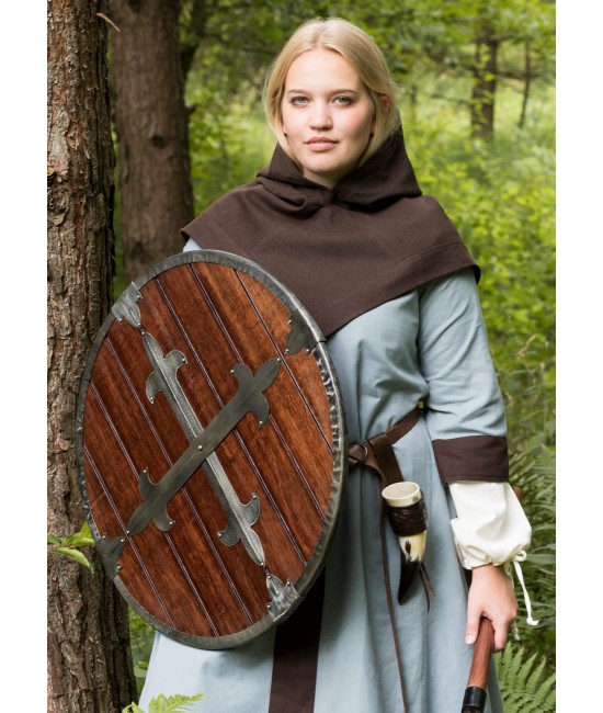 Wooden round shield