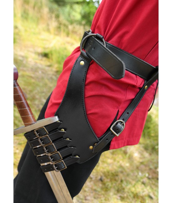 Belt with sword holder