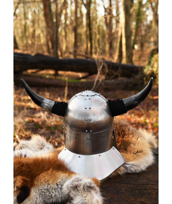 Viking Horned Helmet, 1.3 mm Steel