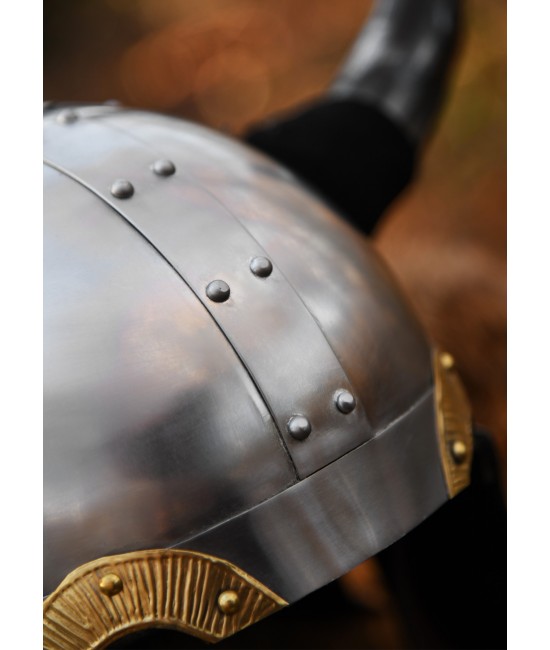 Viking Horned Helmet, 1.3 mm Steel
