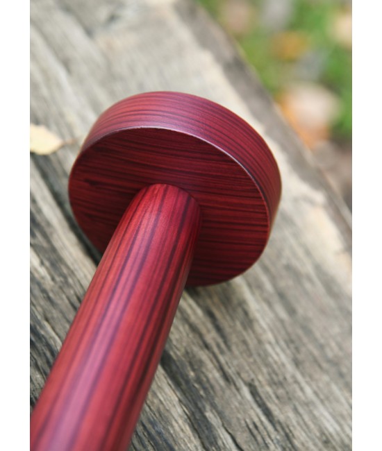 Wooden helmet stand