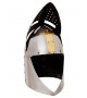 Sugarloaf Helm with hinged visor, 1.6 mm steel, polished