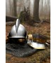 Burgonet (or *Sturmhaube*), 1.2 mm steel