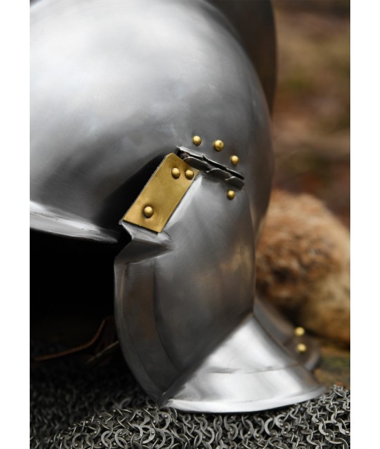 Burgonet (or *Sturmhaube*), 1.2 mm steel