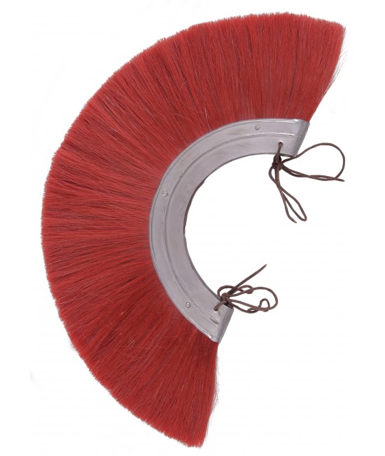 Roman helmet metal plume