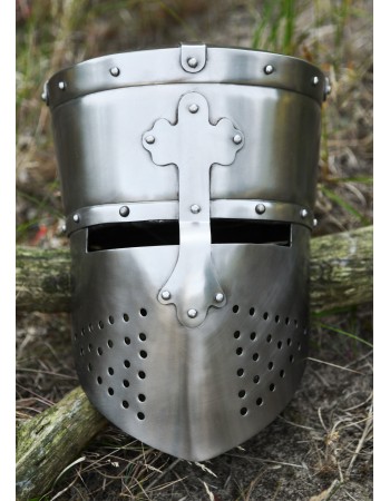 Crusader Helmet, 1.6mm steel