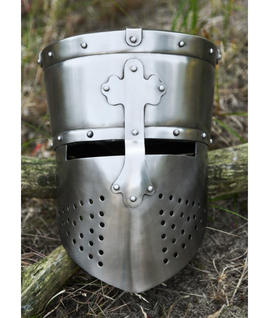 Crusader Helmet, 1.6mm steel