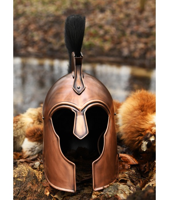 Troyan Helmet with Crested Plume