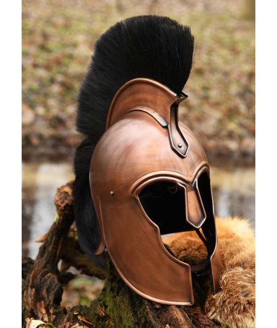 Troyan Helmet with Crested Plume