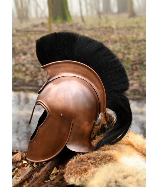 Troyan Helmet with Crested Plume