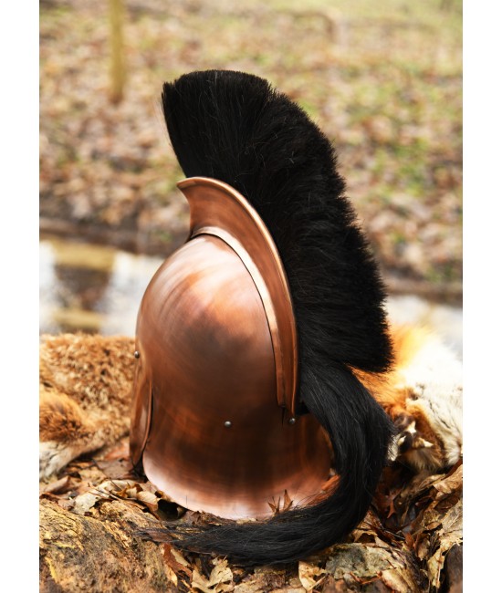 Troyan Helmet with Crested Plume