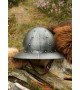 Medieval kettle hat, antique finish, 1.6mm steel