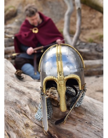 Coppergate Helmet with riveted aventail