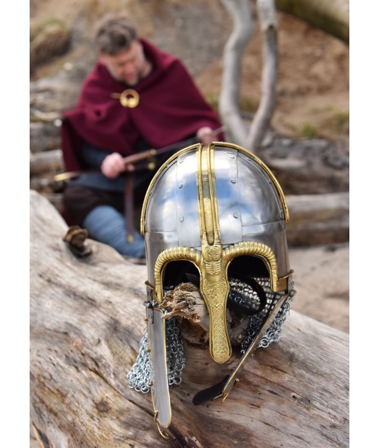 Coppergate Helmet with riveted aventail