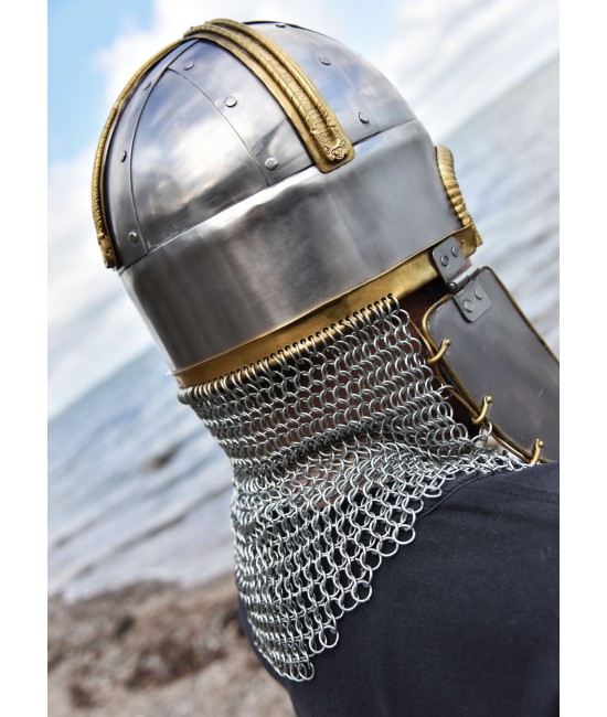 Coppergate Helmet with riveted aventail