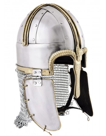 Coppergate Helmet with riveted aventail