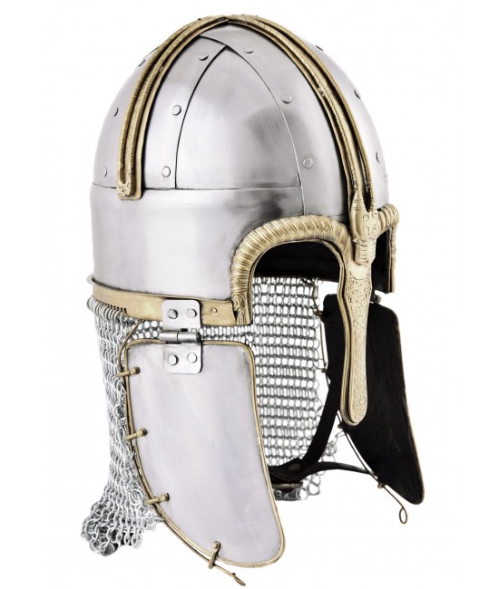 Coppergate Helmet with riveted aventail