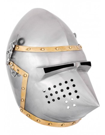 Dog's-Head Bascinet, circa 1390, 1.6 mm steel