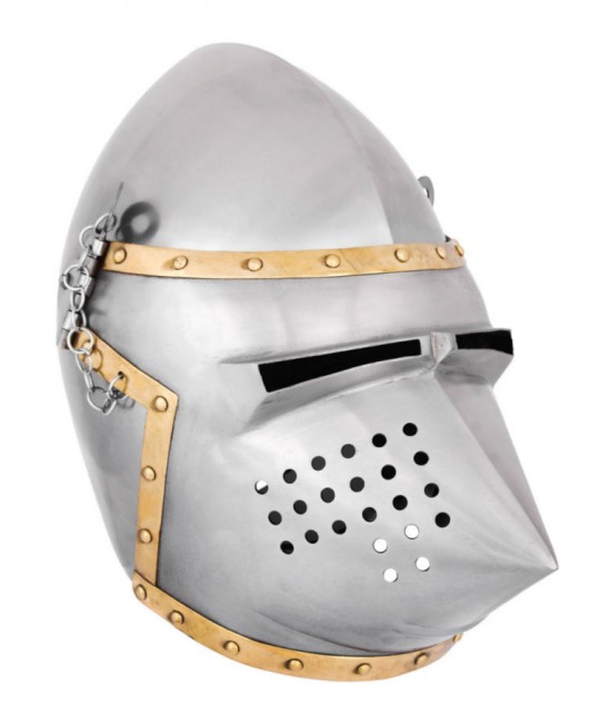 Dog's-Head Bascinet, circa 1390, 1.6 mm steel