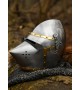 Dog's-Head Bascinet, circa 1390, 1.6 mm steel