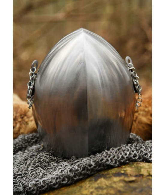 Dog's-Head Bascinet, circa 1390, 1.6 mm steel