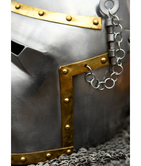 Dog's-Head Bascinet, circa 1390, 1.6 mm steel