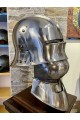 Gothic sallet helmet with gorget, 1.6mm steel