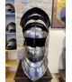 Gothic sallet helmet with gorget, 1.6mm steel
