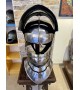 Gothic sallet helmet with gorget, 1.6mm steel