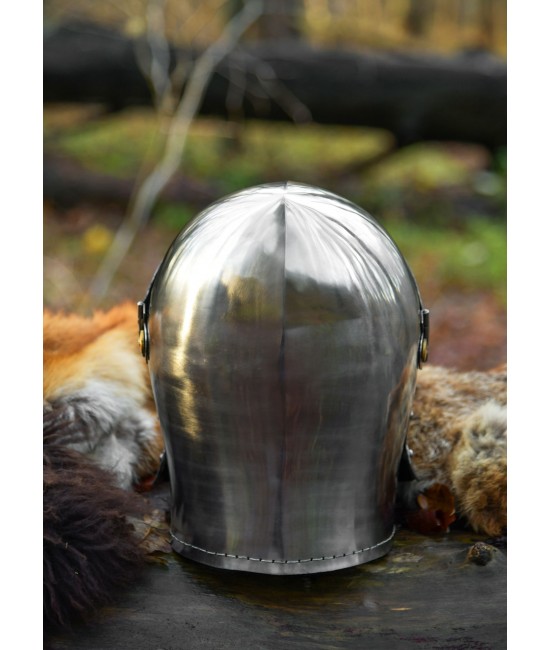 Elmo Hundsgugel, ca. 1400, Acciaio da 2 mm