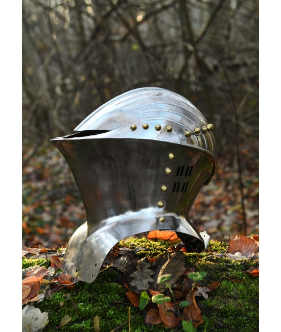 German Stechhelm, circa 1500, 1.6 mm Steel