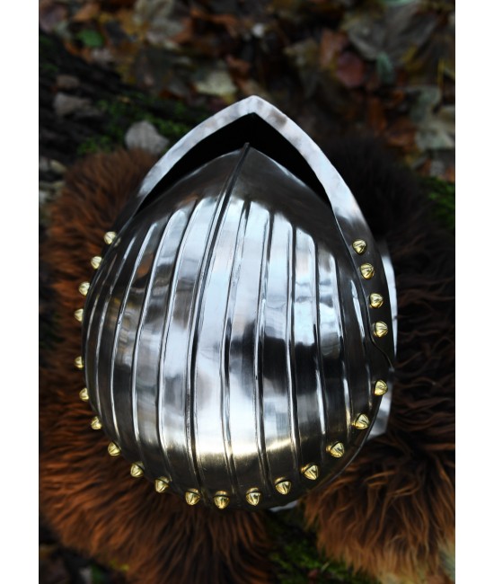 German Stechhelm, circa 1500, 1.6 mm Steel