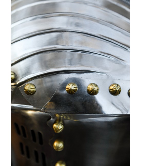 German Stechhelm, circa 1500, 1.6 mm Steel