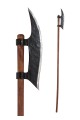 high-carbon steel halberd