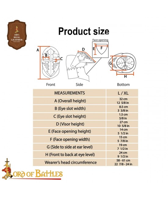 Bascinet Helmet 1,5 mm