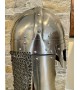 Viking Helmet with Riveted Chainmail